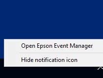 It was checked for updates 24,285 times by the users of our client application. Download Epson Event Manager Utility 3.11.53