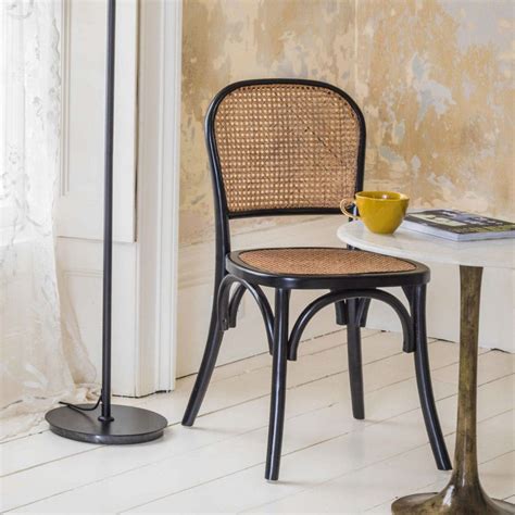 Black rattan garden chairs ukzn emails. Black Wicker Bistro Chair | Graham & Green