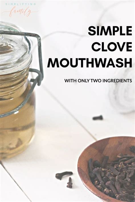 Diy Mouthwash Recipes Homemade Mouthwash Natural Mouthwash Homemade