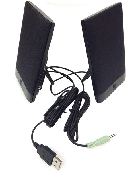 Hp H B Usb Powered Thin Flat Speakers Amazon In Computers Accessories