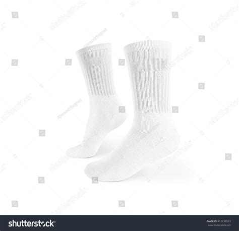 blank white socks design mockup isolated stock photo  shutterstock