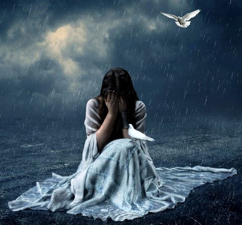 Sad Anime Girl Crying In The Rain Alone Posted By Ryan Peltier