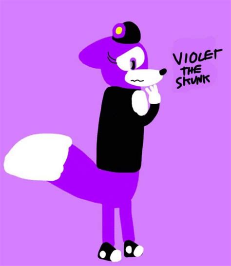 Sonic Oc Violet The Skunk By Fictionalaliennerd On Deviantart