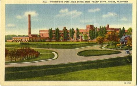 Washington Park High School Looking From Valley Drive Built In 1928