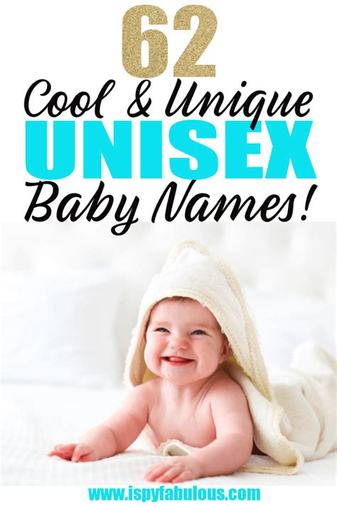 60 Unique Unisex Names Everyone Will Love I Spy Fabulous