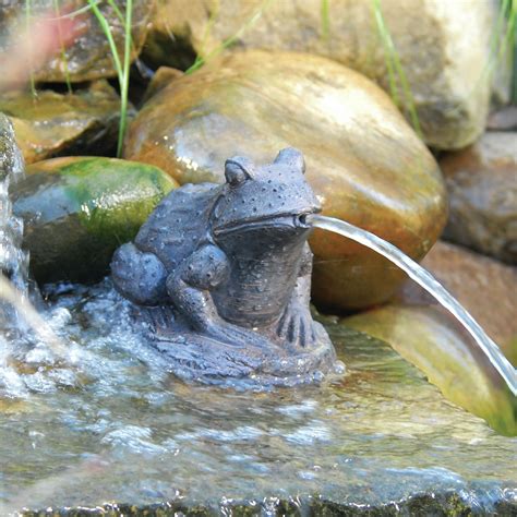 Pond Boss Frog Spitter Fountains Outdoor Water Fountain Pond