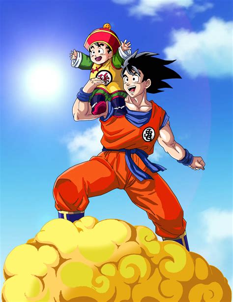 A pesar de esto, son gohan quería seguir entrenando con su padre, así que este decidió que ellos comieran (pues creyó que son gohan tenía hambre), y descansaran juntos: Goku and gohan wallpaper - SF Wallpaper