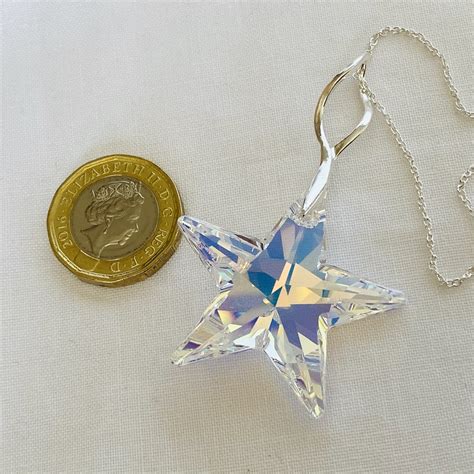 Ab Large Star Pendant Made With Swarovski® Crystals Crystal Elegance