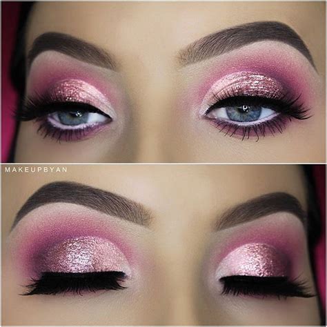 21 Pink Eye Makeup Looks For Blue Eyes Cherrycherrybeauty