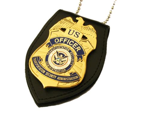 Us Dhs Tsa Officer Badge Replica Movie Props Cop Collectibles