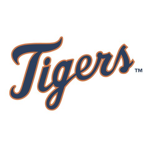 The Logo For Tigers Is Shown In Blue And Gold