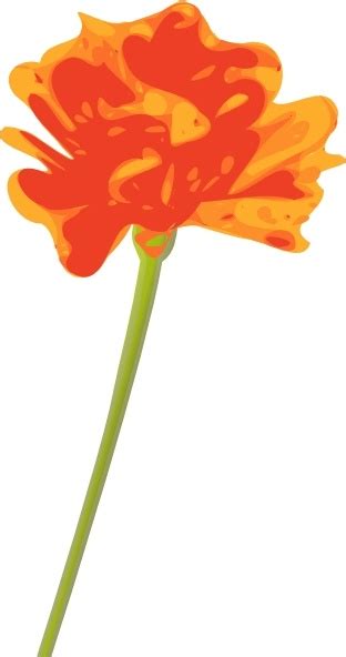 Orange Flower Clip Art Vectors Graphic Art Designs In Editable Ai Eps