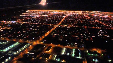 Night Landing Las Vegas Youtube