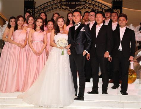 Celebrity Weddings Carat Cheung And Joe Choy