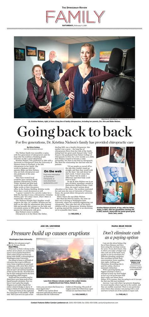 Front Page For Feb 9 2019 The Spokesman Review