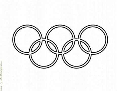 Olympic Rings Coloring Page Coloring Home