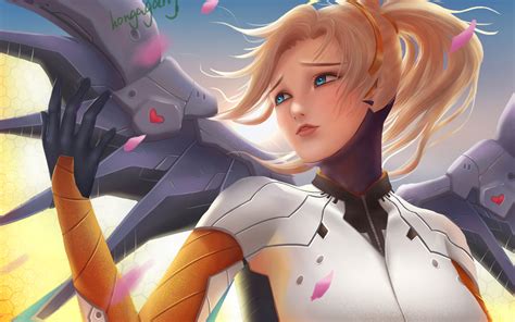 1920x1200 4k Art Mercy Overwatch 1080p Resolution Hd 4k Wallpapers