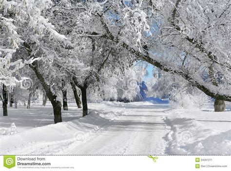 Winter Scenery Stock Image Image 34291271