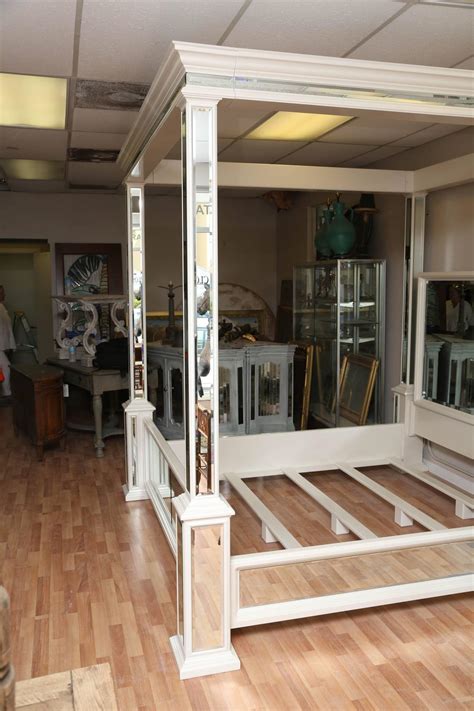 Shop wayfair for all the best king size canopy beds. Modern King-Size Canopy Mirrored Bed For Sale at 1stdibs