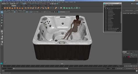Nude Women In Hot Tub With Water 3d Model 169 3ds Blend C4d Fbx Max Ma Lxo Obj Free3d