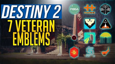 Destiny 2 Veteran Emblems And How To Obtain Them Veteran Rewards