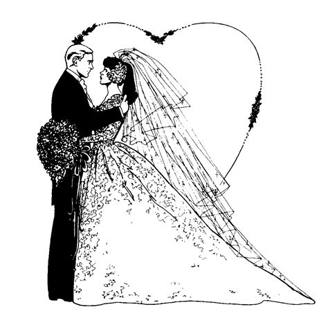 Wedding Png Clipart Bride And Groom Transparent Png Images Free