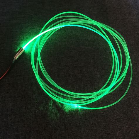 3mm 5m10m Pmma Side Glow Optic Fiber W 15w 12v Led Light Source