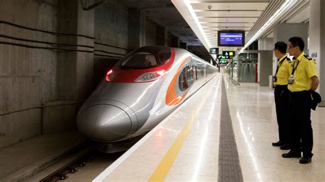 Hong Kong Opens First Bullet Train Link To Mainland China
