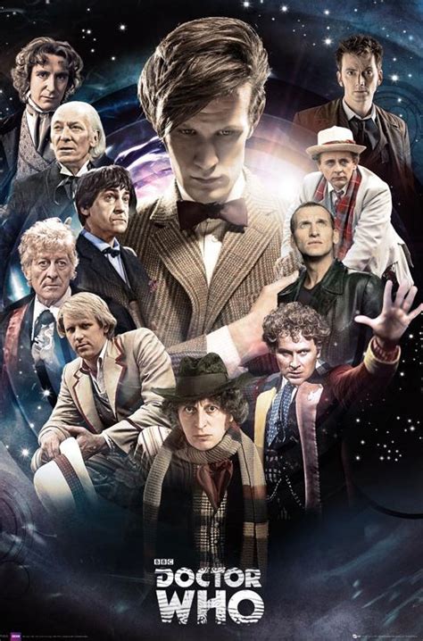 Doctor Who Poster Regenerate 1st 11th Doctors Merchandise Guide