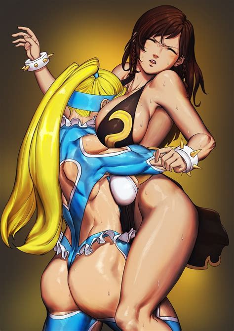 Chun Li And Rainbow Mika Street Fighter And 1 More Drawn By Gzy