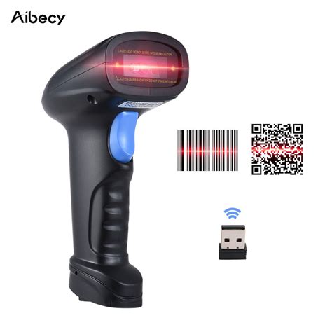 Aibecy Handheld 24g Wireless 1d2dqr Barcode Scanner Bar Code Reader