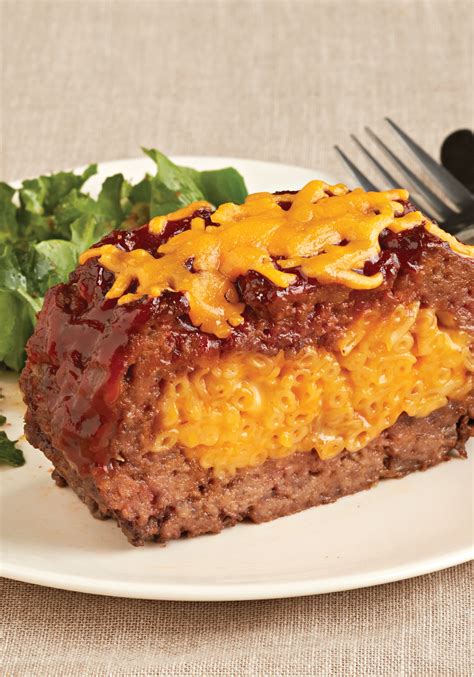 If you bake for 20 minutes at 325° and use only one egg, it'll come out fantastic. Mac and Cheese Stuffed Meatloaf | Recipe (With images ...