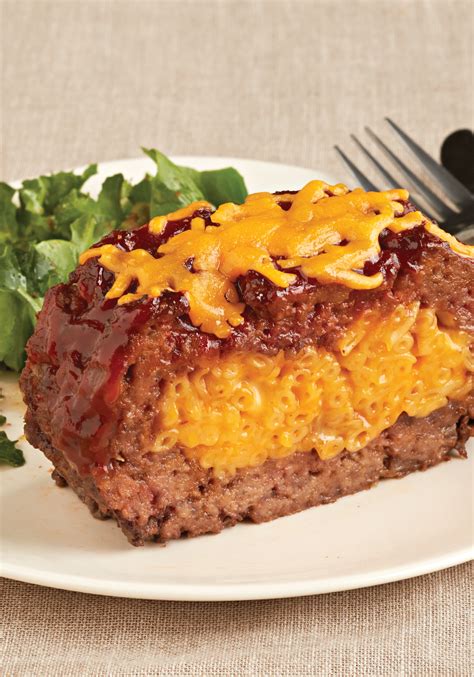 If you bake for 20 minutes at 325° and use only one egg, it'll come out fantastic. Mac and Cheese Stuffed Meatloaf | Recipe (With images ...