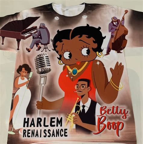 Betty Boop Harlem Renaissance Black Singer Shirt Womens History Esther