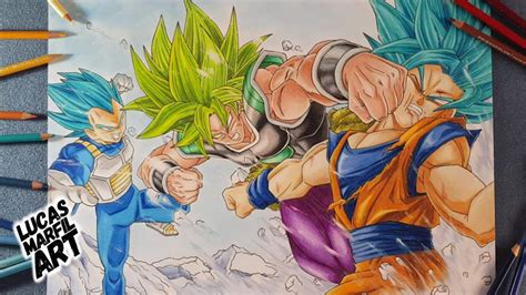 Broly Vs Goku And Vegeta Drawing Images And Photos Finder