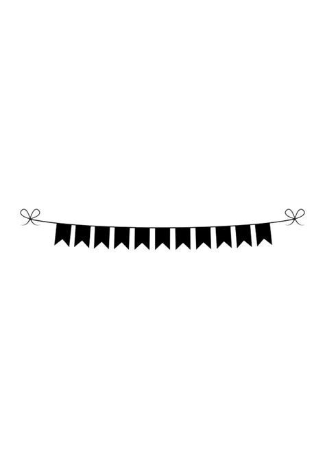 Bunting Party Banner Free Svg File Free Svg Party Banner Svg Free Files