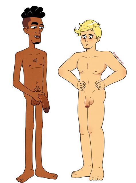Rule 34 Bonesxoxox Embarrassed Fred Jones Gay Holding Penis Male Only Norville Rogers Scooby