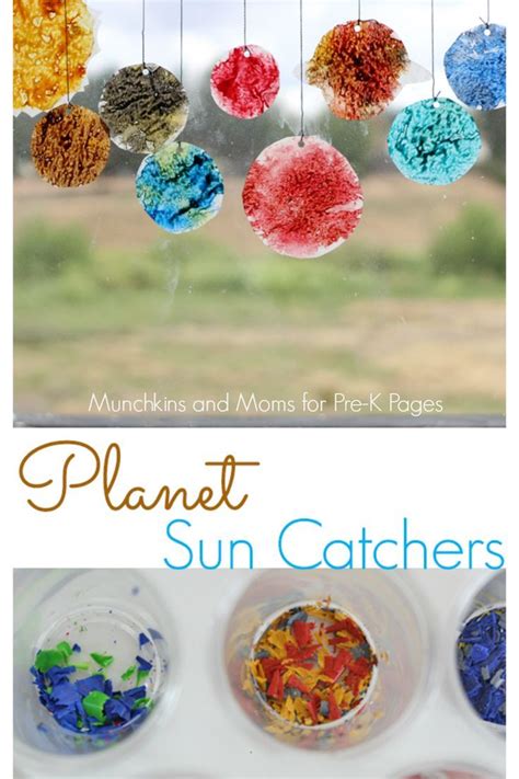 Planet Sun Catchers A Great Craft Project To Go With Your Outer Space