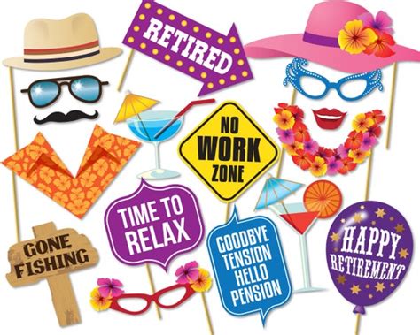 Find decorating ideas, food and drink recipes, and much inspiration. Printable Retirement Photo Booth Props Retirement Party | Etsy