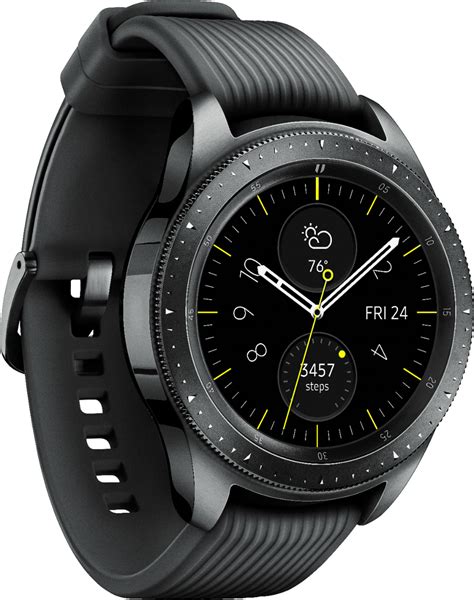 Best Buy: Samsung Galaxy Watch Smartwatch 42mm Stainless Steel Midnight ...