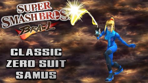 Classic Zero Suit Samus Super Smash Bros Brawl Youtube