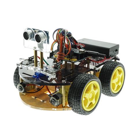 Nano V30 Arduino Based Robot Intelligent Bluetooth Tracking Obstacle