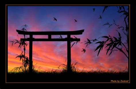 Japanese Sunset 2 By Zedstef On Deviantart