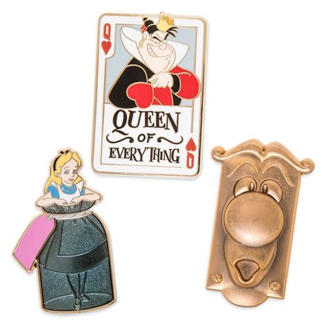 Alice In Wonderland Pin Set Now Available Online Dis Merchandise News