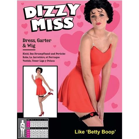 Adult Costume Karnival Dizzy Miss Betty Boop Womens General Female Shop By Size