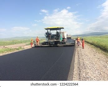 The asphaltic concrete binder course shall be laid by a paver in single layer. "hot Mix Asphalt" Images, Stock Photos & Vectors ...