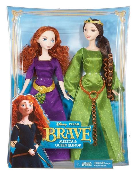 Merida And Queen Elinor Dolls 2012 Disney Pixar Brave Movie Mattel X5322 In Stock For Sale Online
