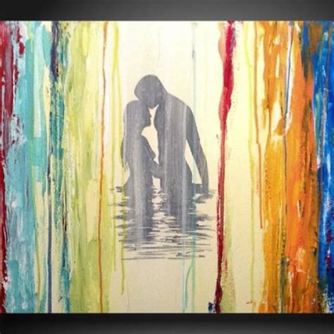 Abstract Lovers Abstract Painting Original Abstract Painting Abstract