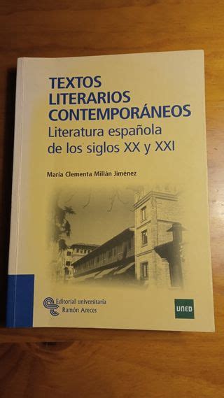Textos Literarios Contemporáneos De Segunda Mano Por 175 Eur En