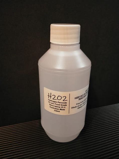 Hydrogen Peroxide Food Grade 3 250ml